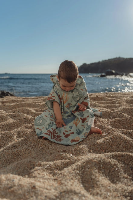 Little Dutch Strandponcho | Ocean World Multicolour
