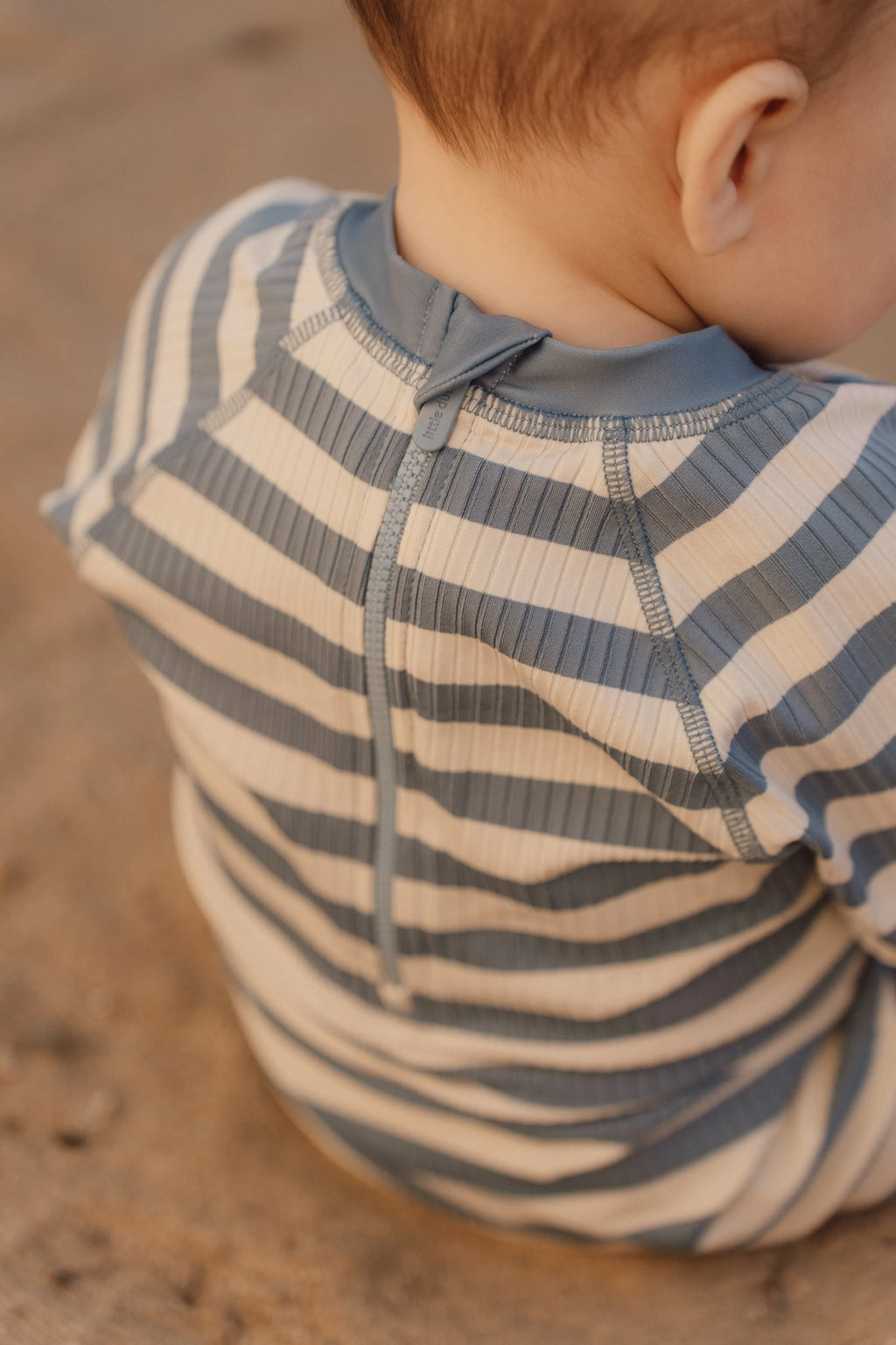 Little Dutch UV Zwempak Korte Mouwen | Ocean Blue Stripes