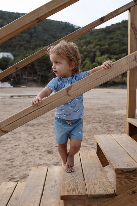 Little Dutch UV Zwemshirt Korte Mouwen | Ocean Splash