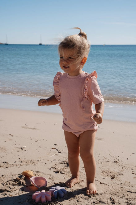Little Dutch UV Zwemshirt Korte Mouwen | Dreamy Pink Rose