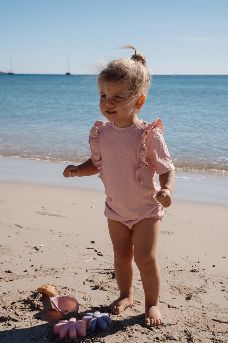 Little Dutch UV Zwemshirt Korte Mouwen | Dreamy Pink Rose