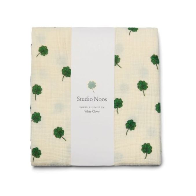 Studio Noos Tetra doek | White Clover 70x70 cm