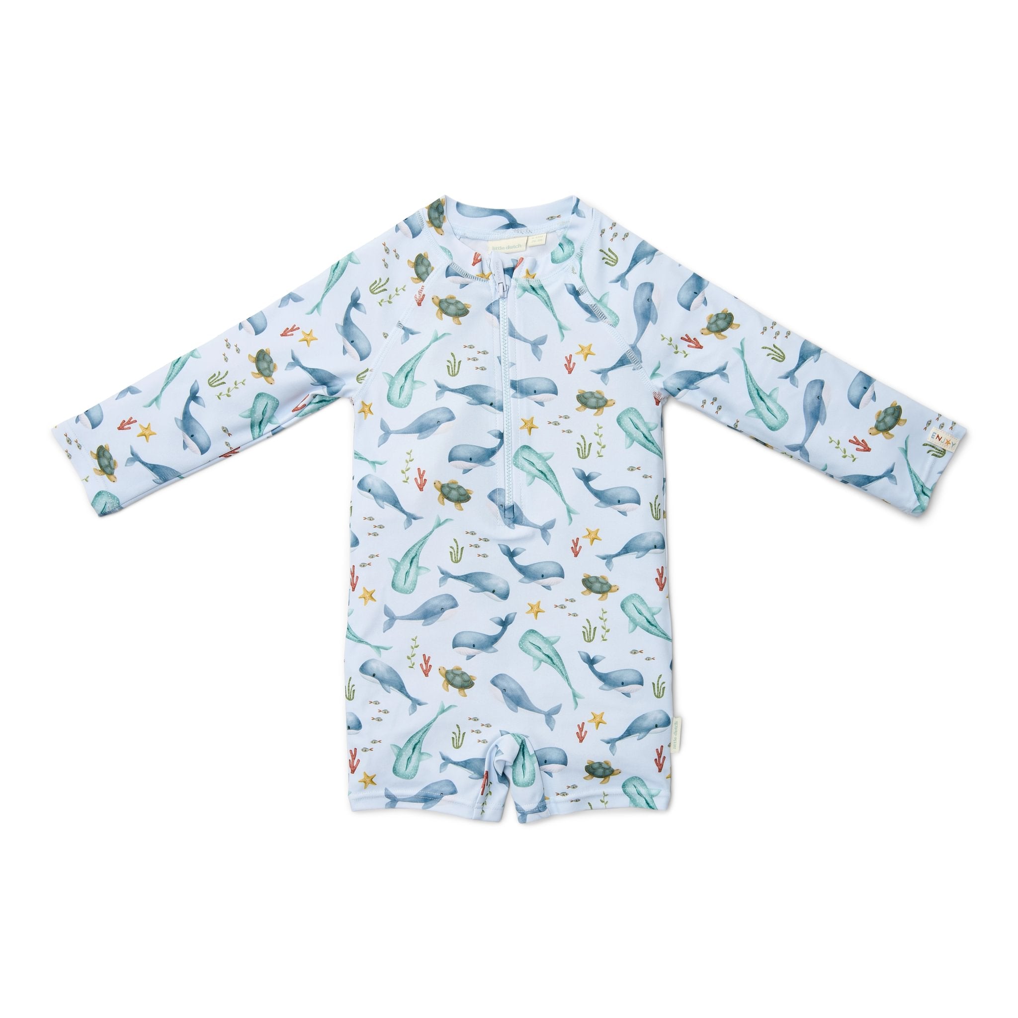 * Little Dutch UV Zwempak Lange Mouwen Ocean Multi-Colour