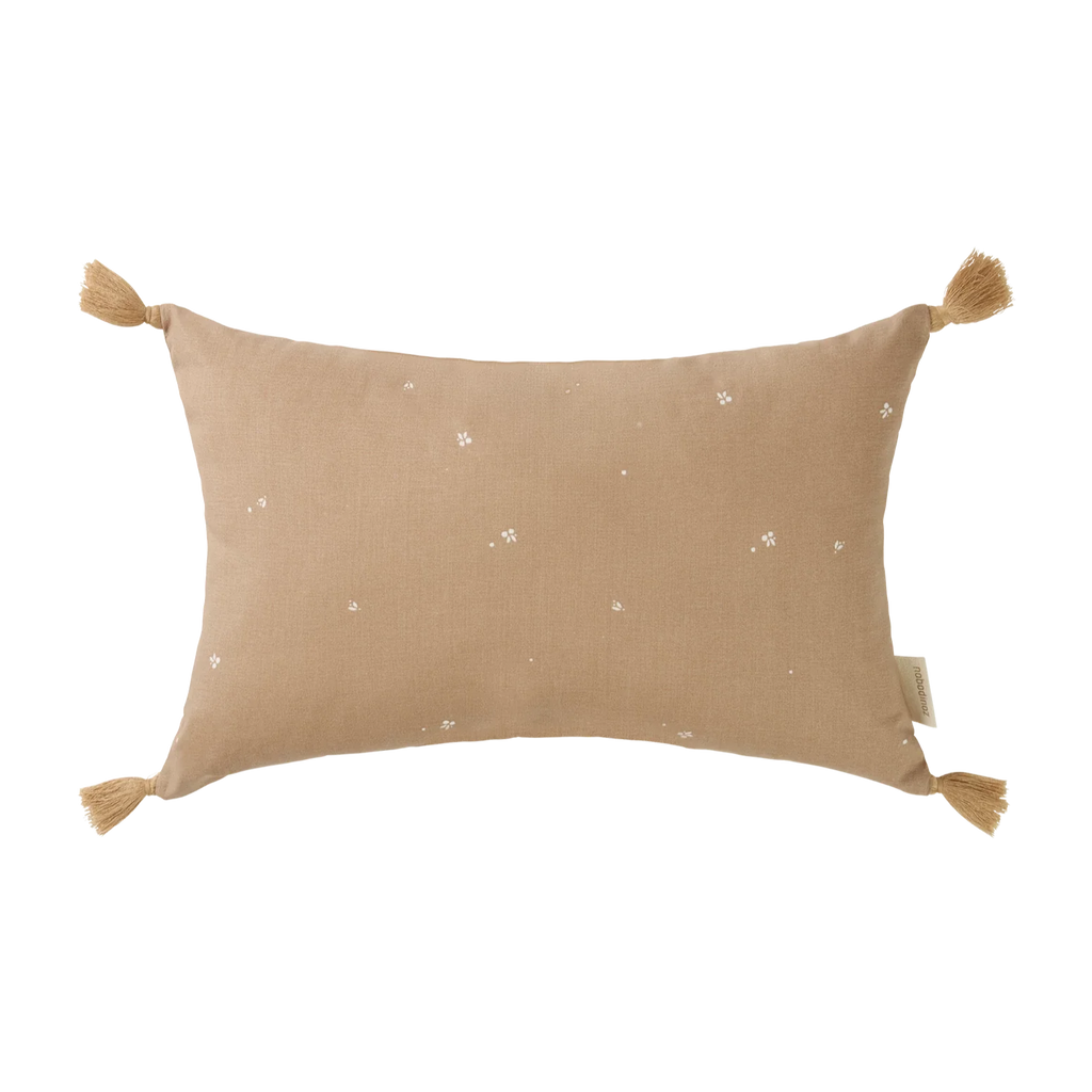 * Nobodinoz Stories Kussen Met Franjes 35x20cm | Blush Little Cherries*