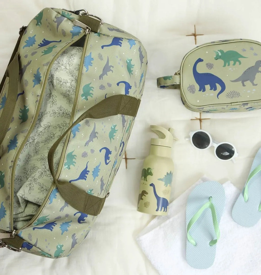 A Little Lovely Company Weekendtas 46x25x22,5cm | Dinosaurussen