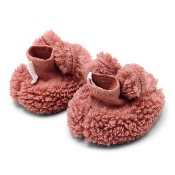 Little Dutch Teddy slofjes | Pink Blush
