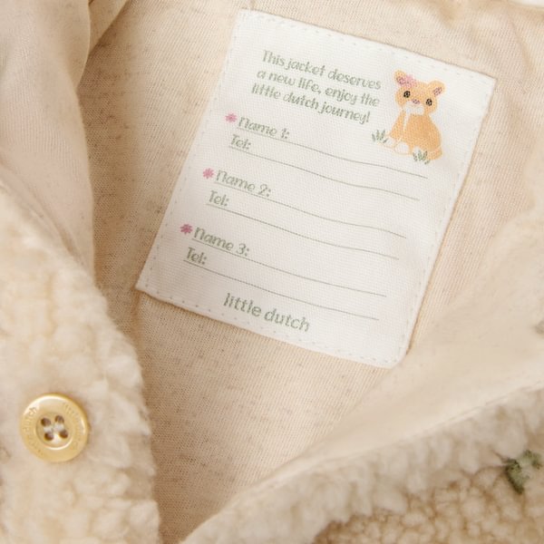 Little Dutch Teddy Vestje Sand Paws | Sand