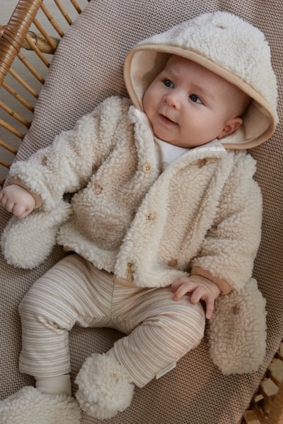 Little Dutch Teddy Vestje Sand Paws | Sand