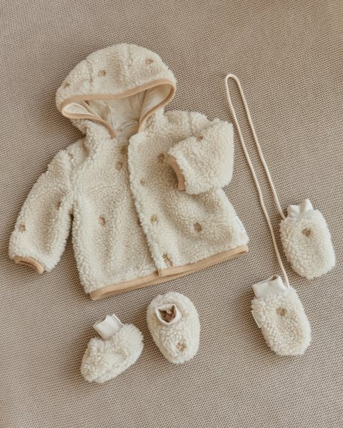 Little Dutch Teddy Vestje Sand Paws | Sand