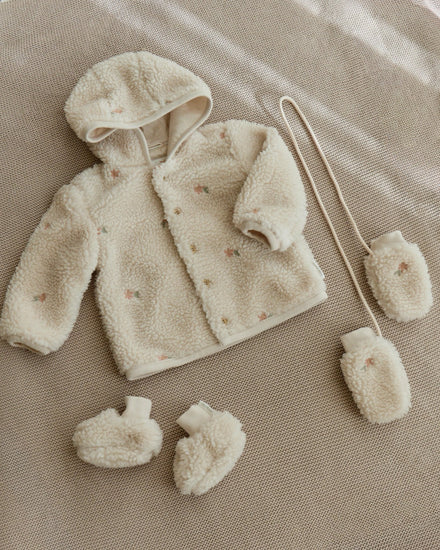 Little Dutch Teddy Vestje Sand Flowers | Sand