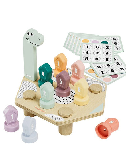Topbright Happy Dino Twist Houten Cijfers en Kleuren Leren Spel