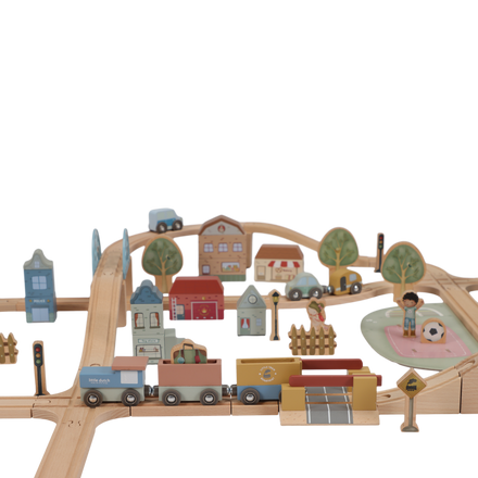 Little Dutch Houten Treinbaan Set | XL