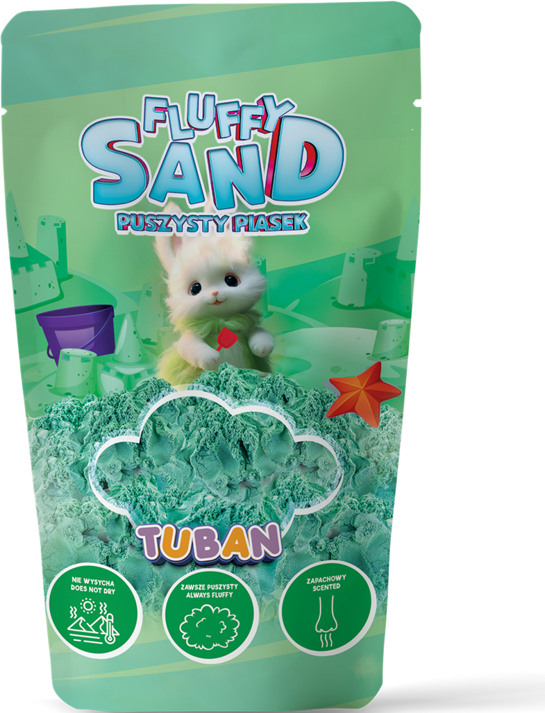 Tuban Kinetisch Zand Fluffy Sand Green 90 g