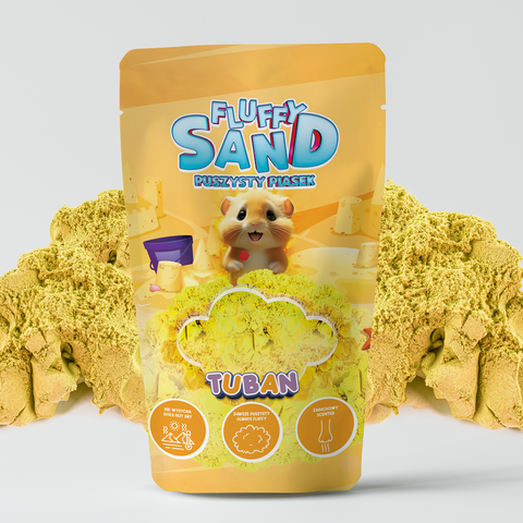 Tuban Kinetisch Zand Fluffy Sand Yellow 90 g