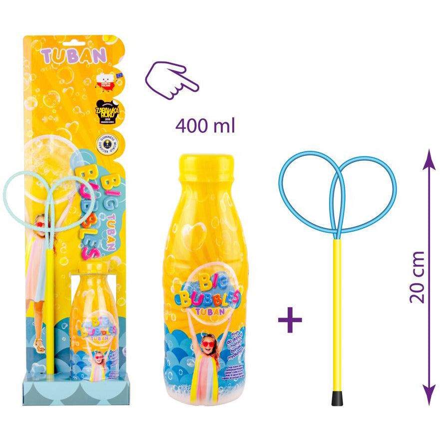 Tuban Bellenblaas Set | Soap Bubble Ring Mini Butterfly + Liquid 400ml