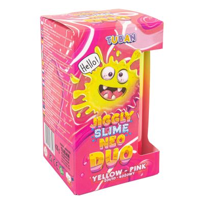 Tuban Knutselkit Jiggly Tuban Slijm | Yellow Pink