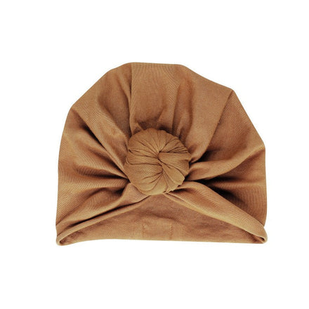 Bonjour Little Turban Beanie 12-24M | Nut*