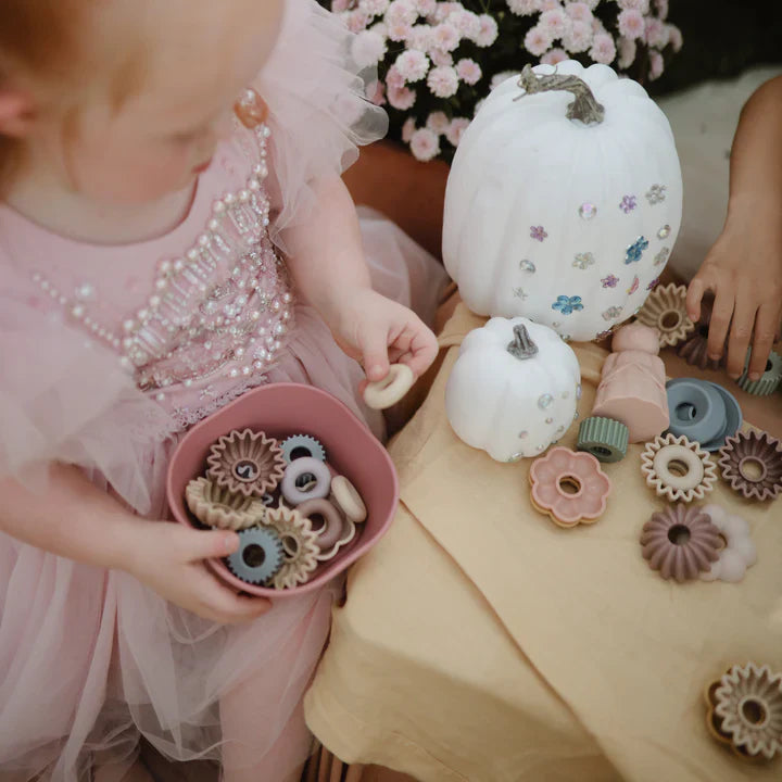 Mushie Kralen Rijgen Set +18m