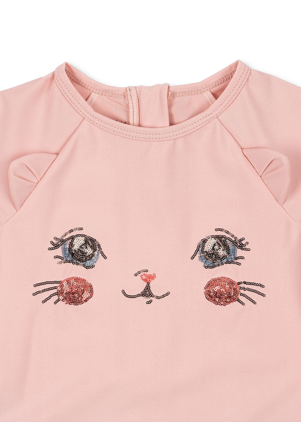 Konges Sløjd Zwem Onesie | Kitty Powder Pink