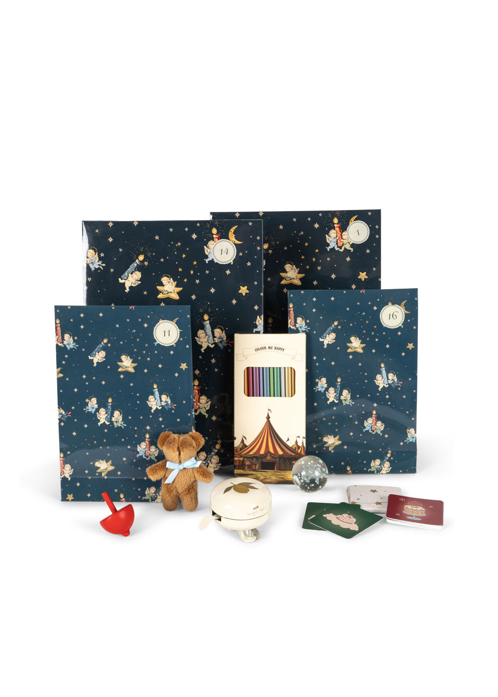 Konges Sløjd Kerstkalender Met 24 Cadeaus | Beige