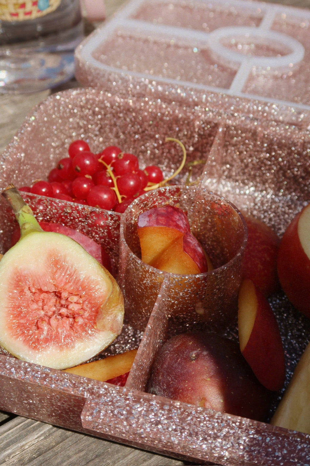 Konges Sløjd  Bento Lunchbox | Cherry Glitter