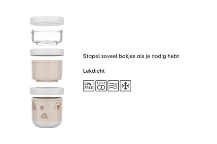 Mepal Little Dutch Snackbox 3 stuks | Little Farm