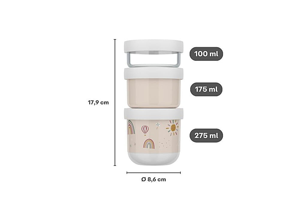 Mepal Little Dutch Snackbox 3 stuks | Little Farm