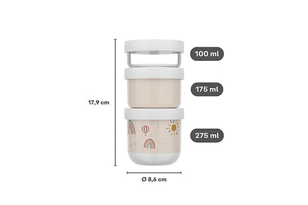 Mepal Little Dutch Snackbox 3 stuks | Little Farm