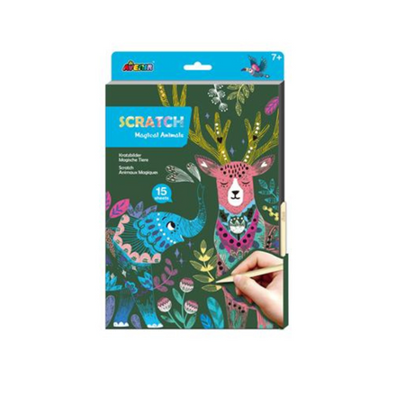 * Avenir Scratch Knutselset Kras | Magische Dieren
