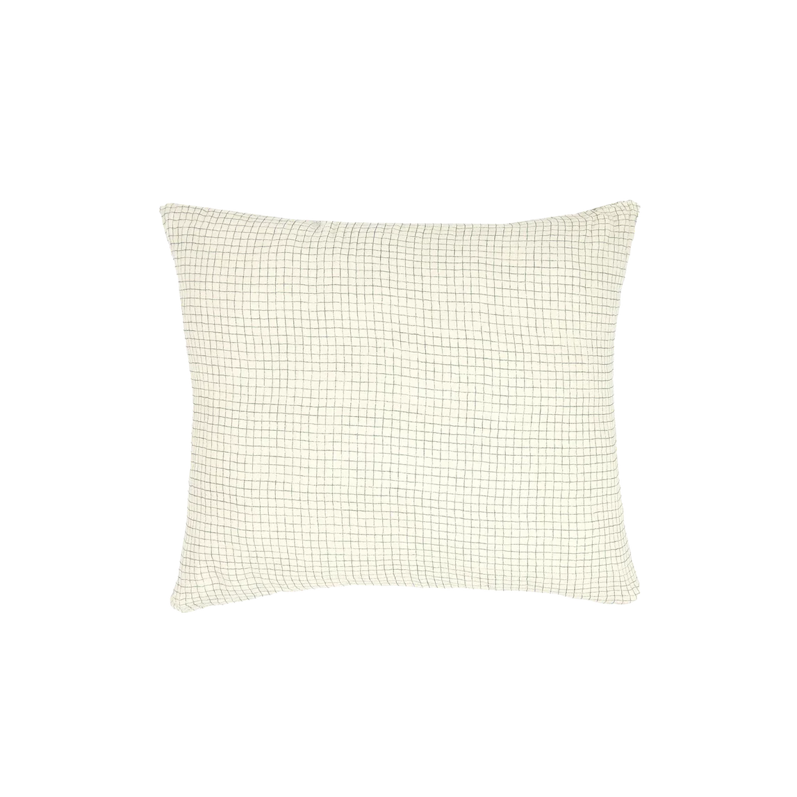 * Nobodinoz Wabi Sabi Kussensloop 60x60cm | Blue Grid*