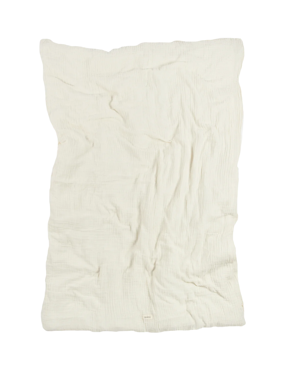 * Nobodinoz Wabi Sabi Eenpersoons Dekbedovertrek 150x200cm | Natural*