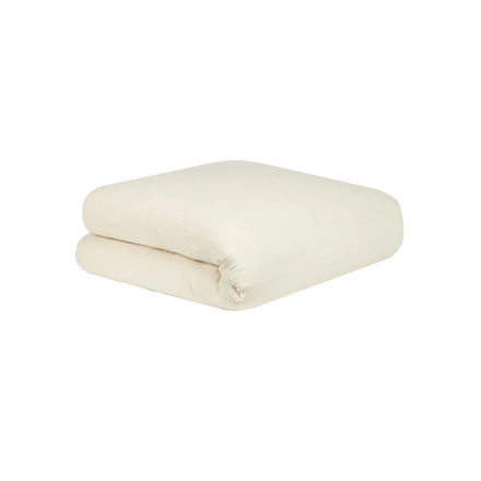 * Nobodinoz Wabi Sabi Eenpersoons Dekbedovertrek 150x200cm | Natural*