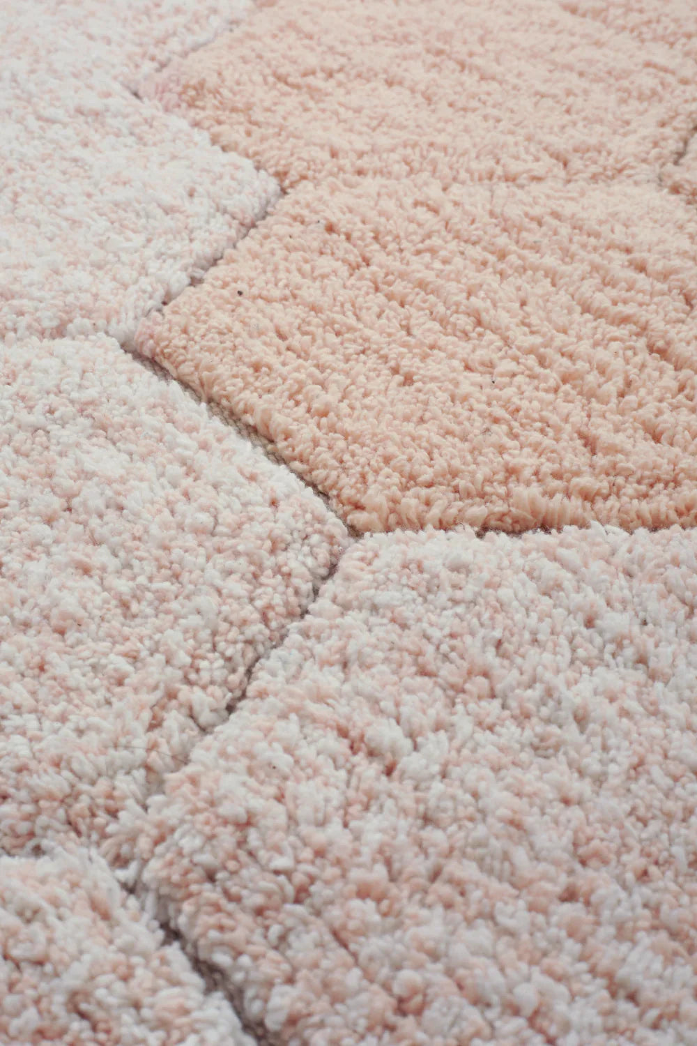 Lorena Canals Machinewasbaar Tapijt Rug Rond Ø140cm | Honeycomb Rose