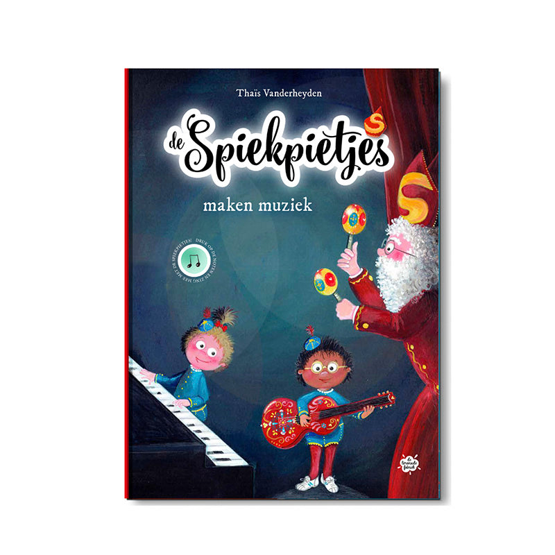 De Spiekpietjes Leesboek Maken Muziek, de cover van het muziekprentenboek