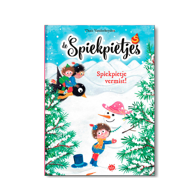 De Spiekpietjes Leesboek Spiekpietje Vermist, de cover van het winterse prentenboek