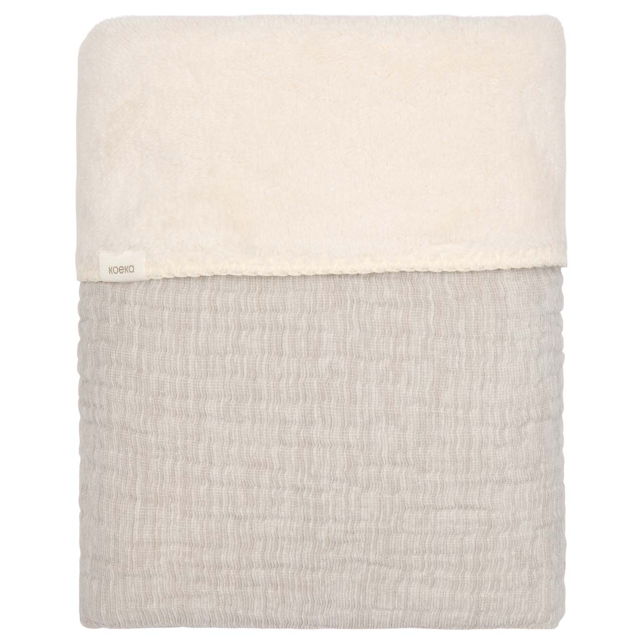 Koeka Wiegdeken Teddy Rivoli 75x100 | Stone