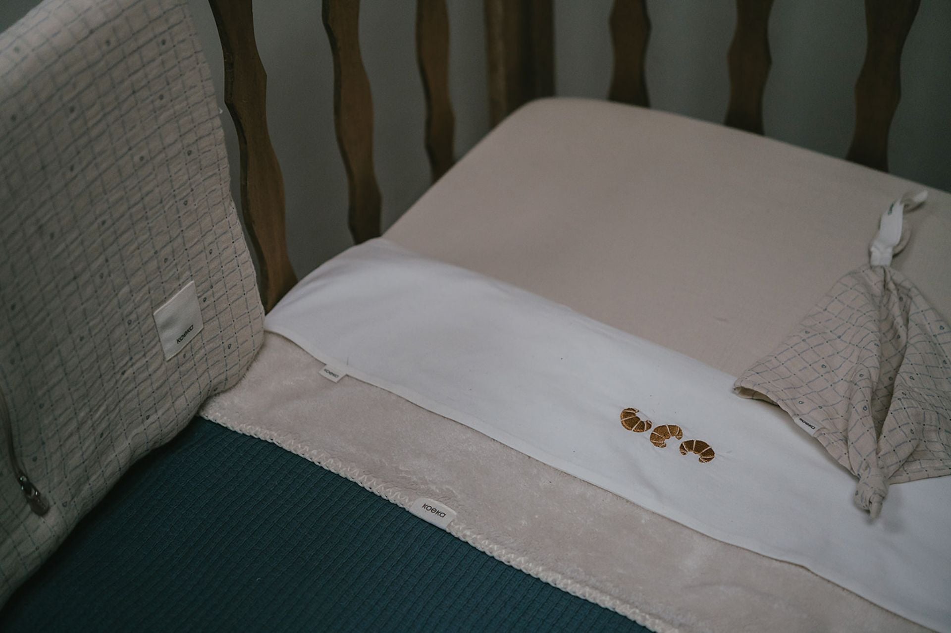 Koeka Wieglaken Crunchy 80x100 | Honeycomb