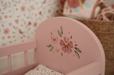Little Dutch Houten Poppenbed | Roze