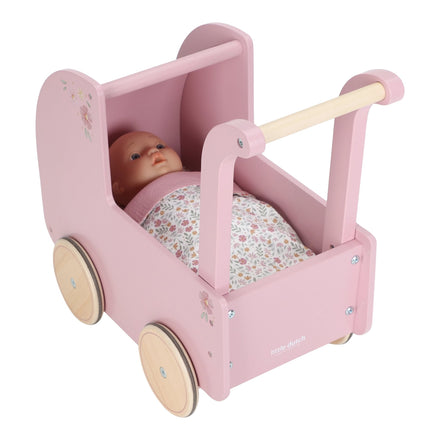 Little Dutch Houten Poppenwagen | Roos
