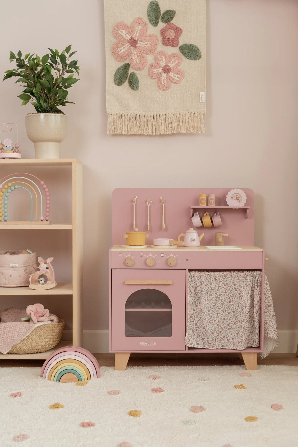 Little Dutch Houten Speelkeuken | Roze