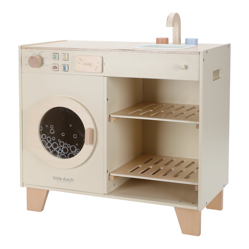 * Little Dutch Houten Wasmachine