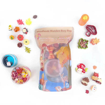 Invitation to Imagine Busy Bag Woodlands Wonders met Dutch Dough en bosaccessoires
