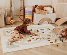 Play and go EEVAA 2-In-1 Speeltapijt Puzzelmat & Opbergbox | Farm 120x180cm