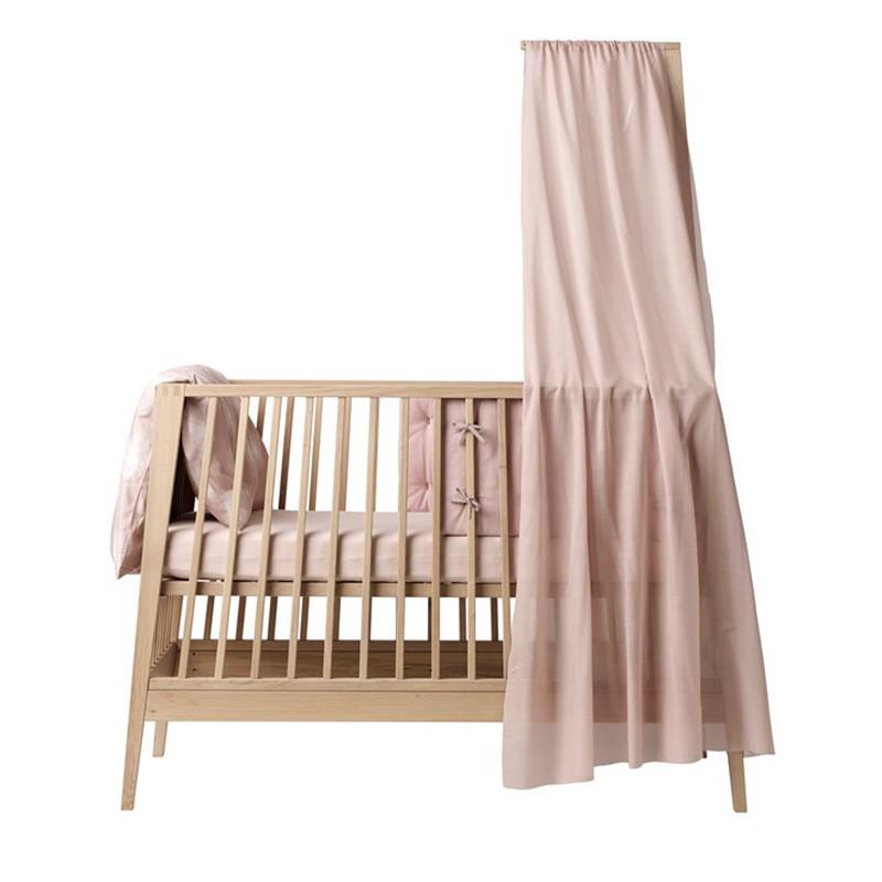 Leander Canopy Klamboe Linea Babybed | Dusty Rose