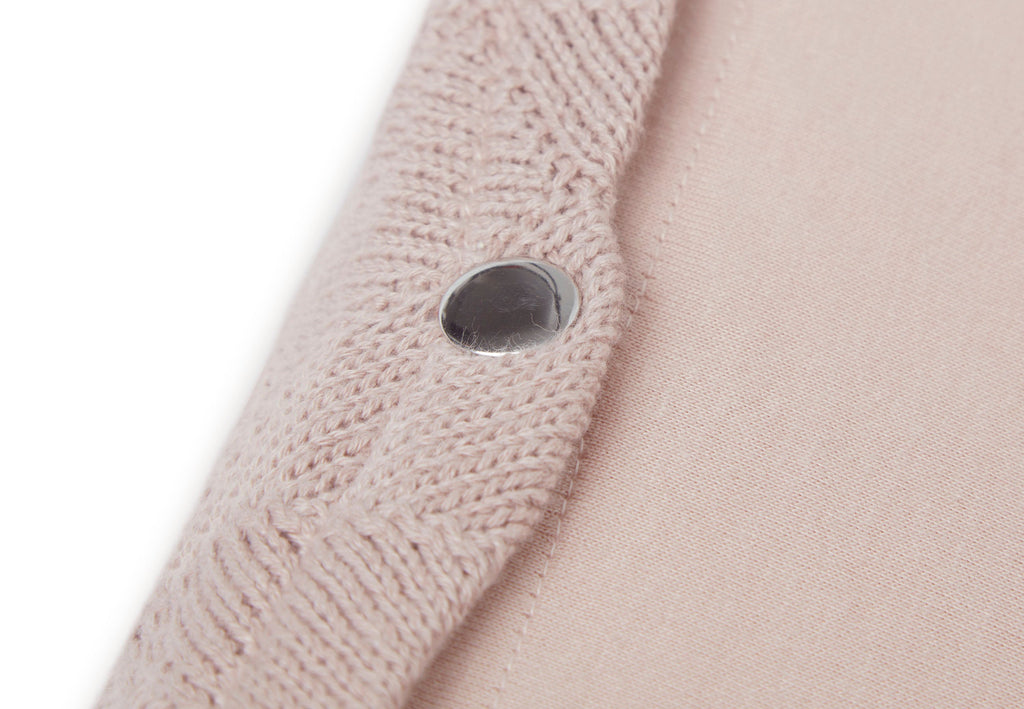 * Jollein Waskussenhoes 50x70cm | Shell Knit Wild Rose GOTS*