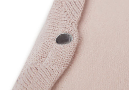 * Jollein Waskussenhoes 50x70cm | Shell Knit Wild Rose GOTS*