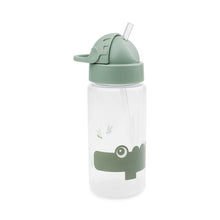 Done By Deer Drinkbeker met rietje Croco Green