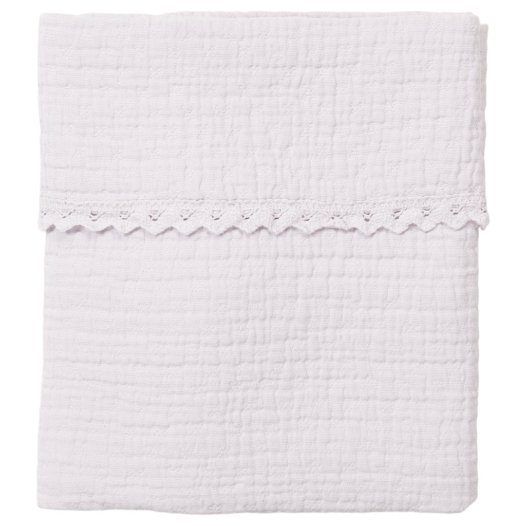 zzz  Koeka Wiegdeken 75x100cm Elba Lace Milky