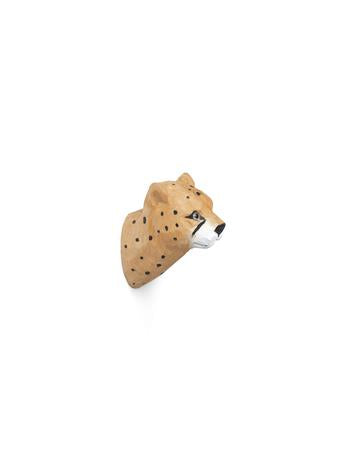 Ferm Living Hand-Carved Hook Wandhaakje | Cheetah  *