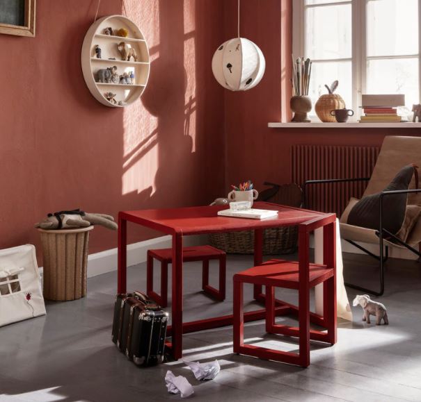 Ferm Living Stoel Little Architect Chair | Poppy Red